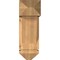 Ekena Millwork Traditional Arts and Crafts Smooth Bracket w/ Offset Brace, Western Red Cedar, 7 1/2"W x 18"D x 22"H BKT0806X18X22TRA03SWR - alternate 4